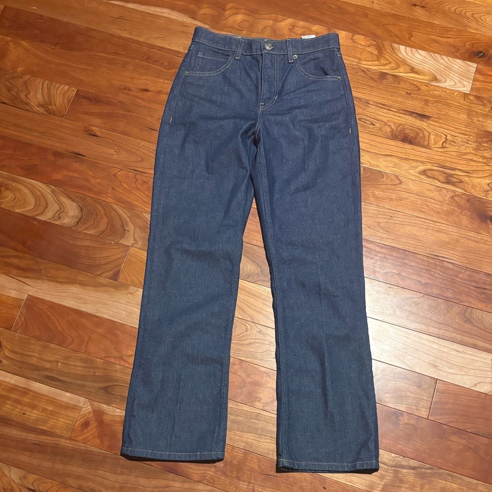 Banana Republic Straight Leg Jeans - Dark Blue Denim
